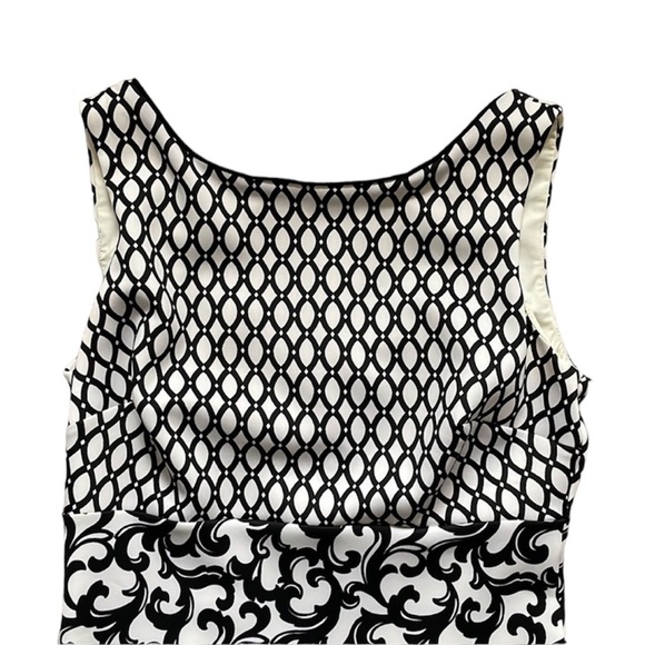 WHBM Geometric Floral Sleeveless Sheath Dress - Picture 3 of 9